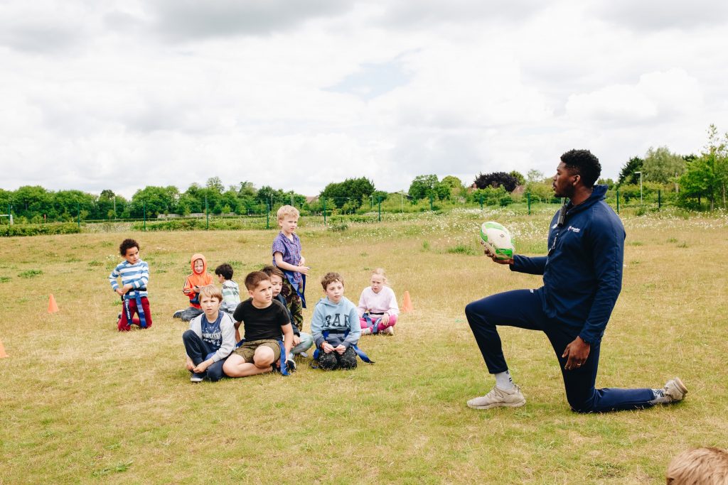 Whether it's tug of war or rugby, kids love getting active.