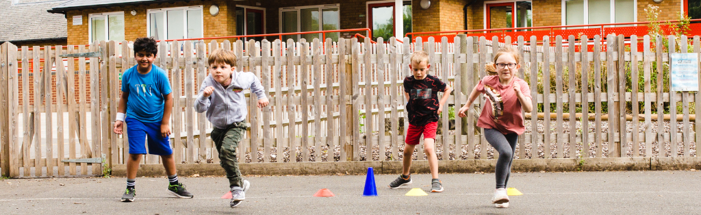 Children running at a Summer Holiday Camp 1